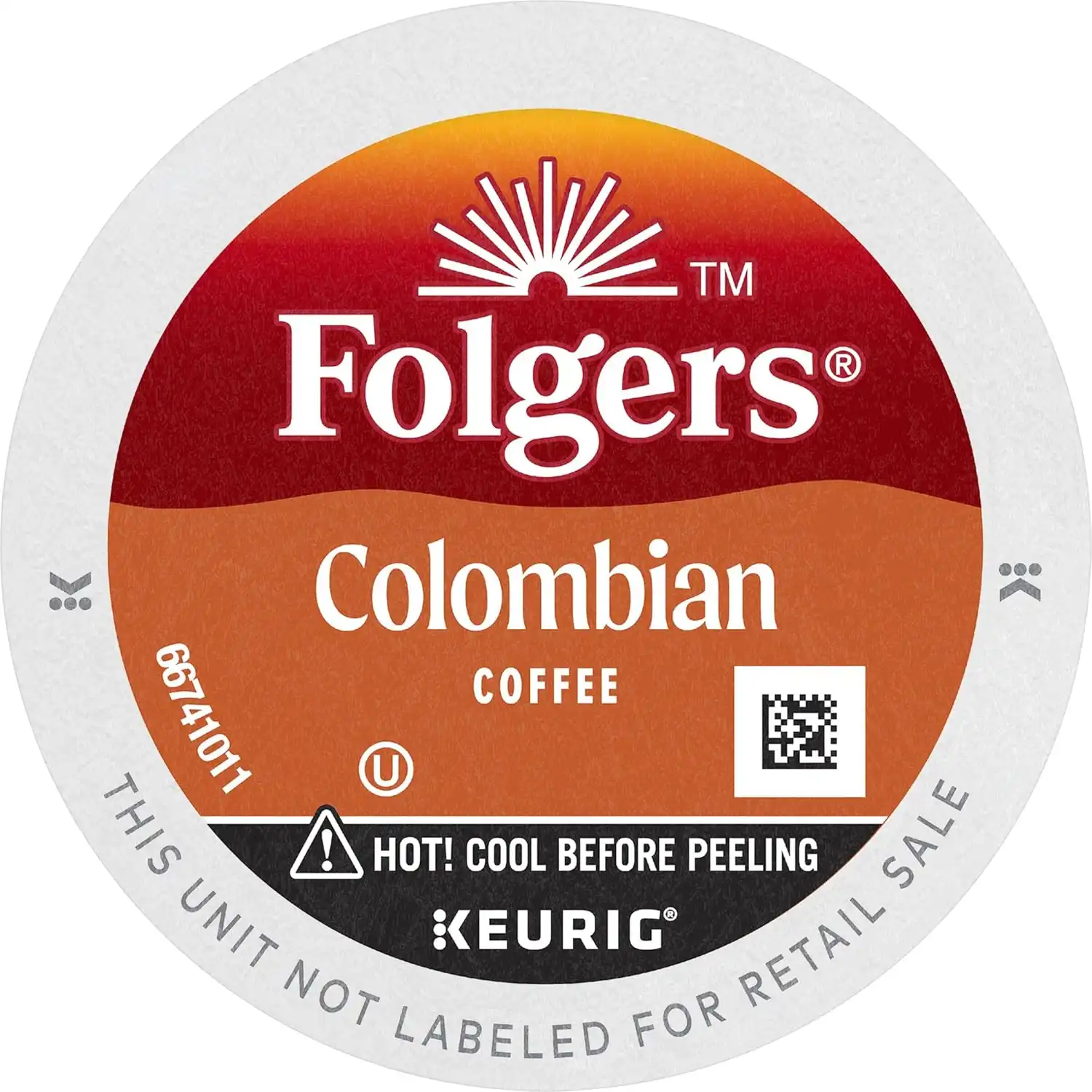 Alternative view of Folgers Colombian Coffee, Medium Roast, Keurig K-Cup Pods, 12 count Box