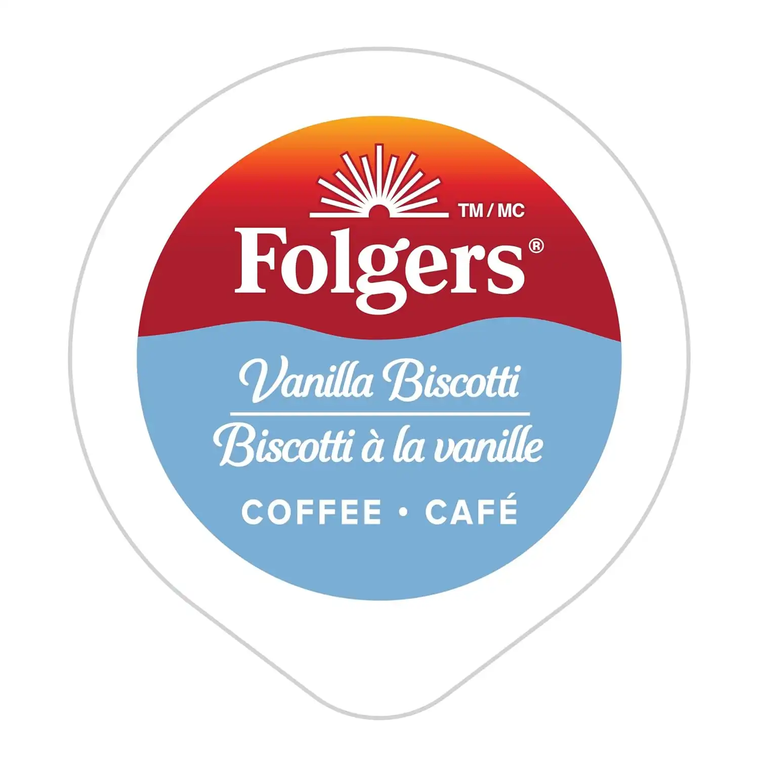 Alternative view of Folgers Vanilla Biscotti Coffee K-cups, 30 Count, 270g/9.5 oz. Box (Imported from Canada)