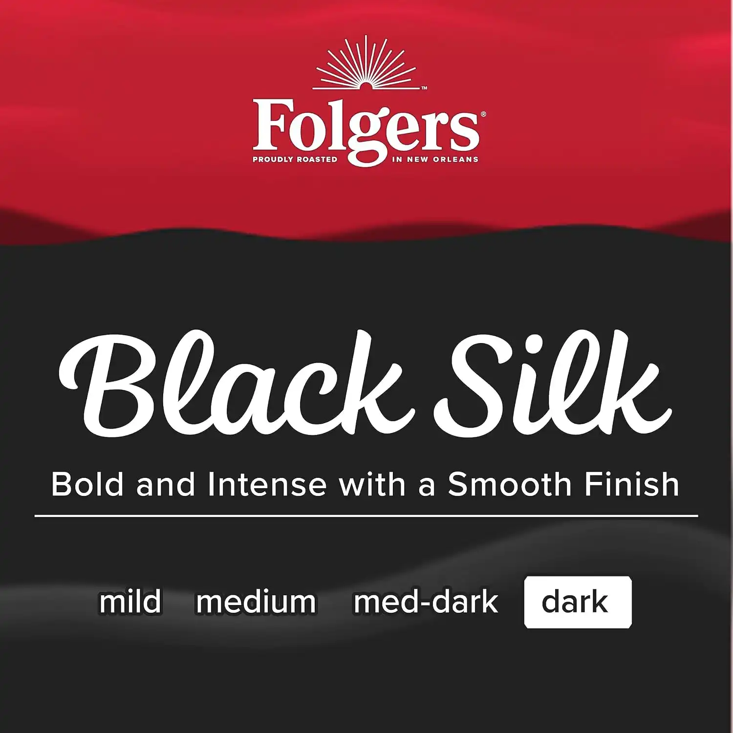 Alternative view of Folgers Black Silk Coffee, Dark Roast, Keurig K-Cup Pods, 128 Count