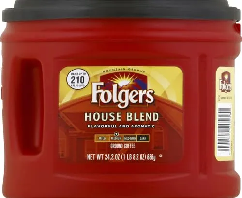 Alternative view of Folgers House Blend Medium Roast Ground Coffee, 24.2 Ounces