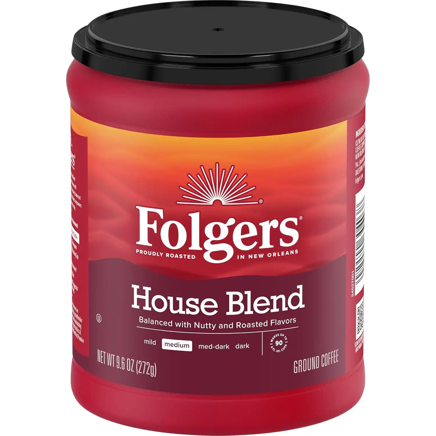 Folgers House Blend Ground Coffee, Medium Roast, 9.6 Ounce